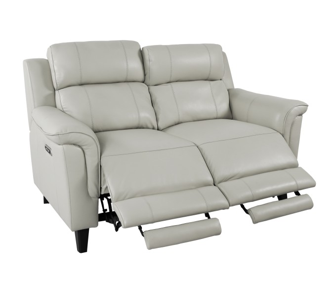 Gabbana Leather Power Reclining Loveseat